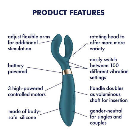 Satisfyer Endless Fun Battery Series Green Stimulator - STIMULATORS - PREMIUM