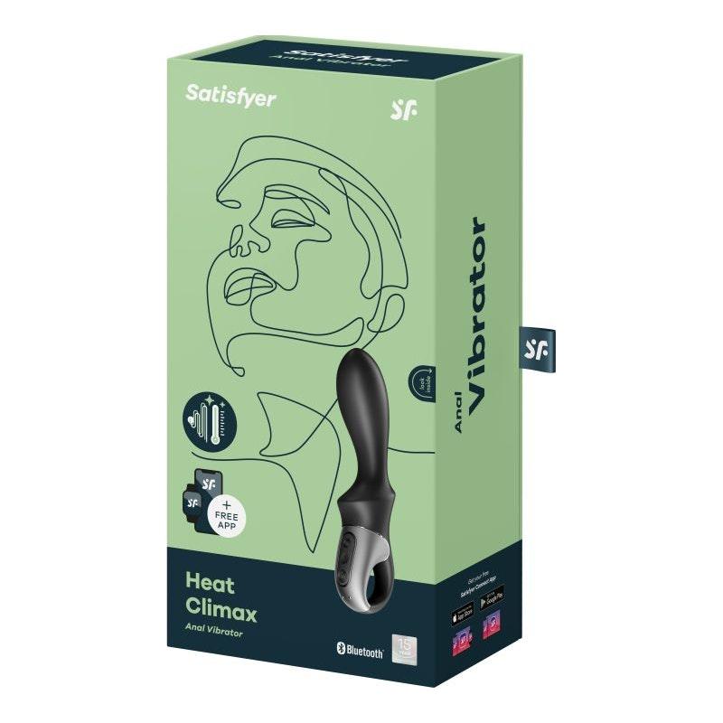 Satisfyer Heat Climax Connect App Warming Anal Vibrator - Adult Toys