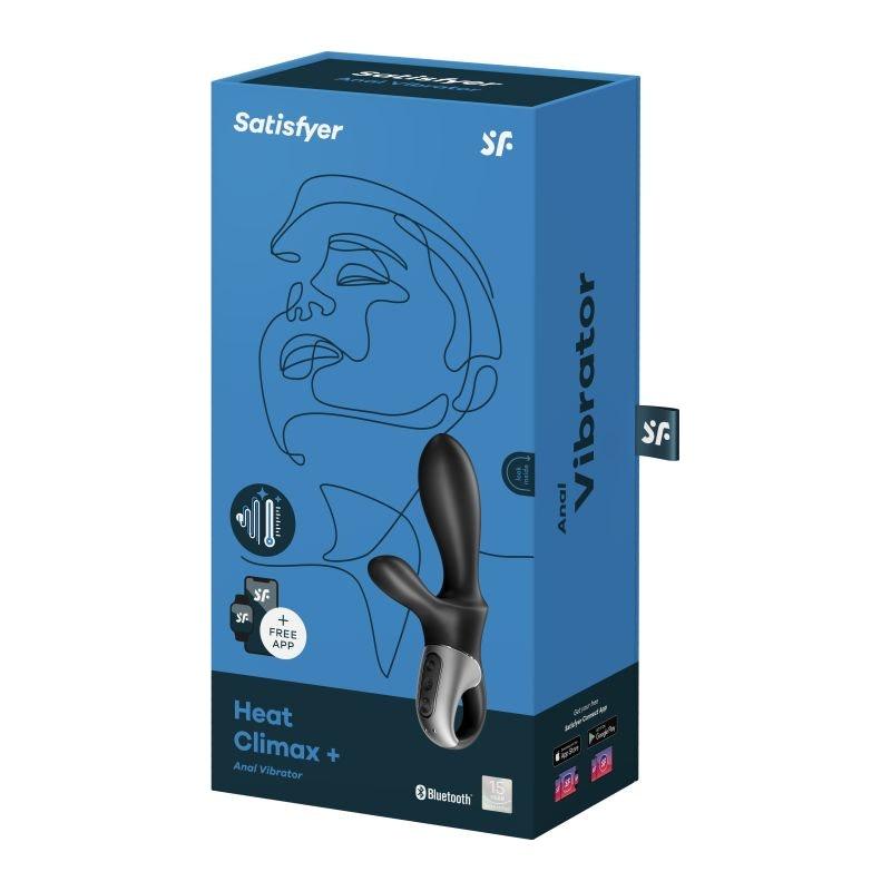 Satisfyer Heat Climax Plus Connect App Warming Anal Vibrator - Naughty by Nature Adult Store