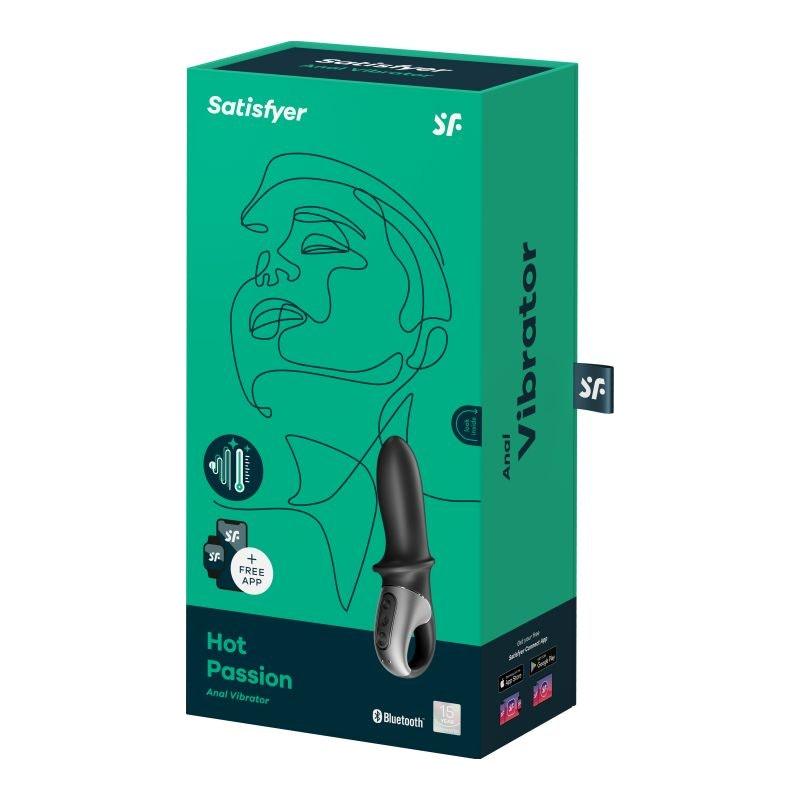 Satisfyer Hot Passion Connect App Warming Anal Vibrator - Adult Toys
