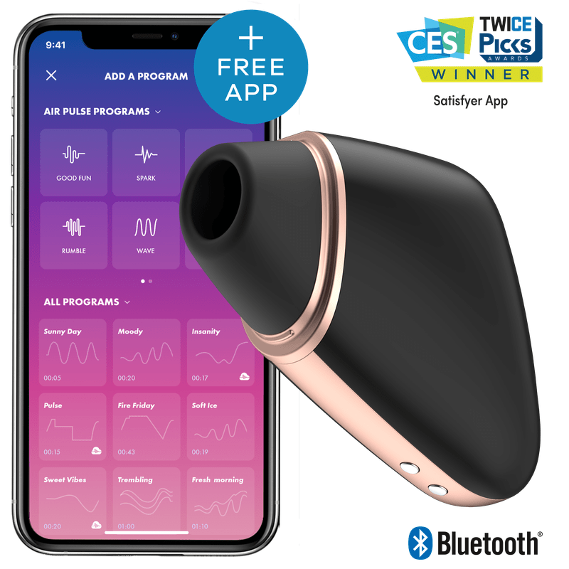 Satisfyer Love Triangle Black - Adult Toys