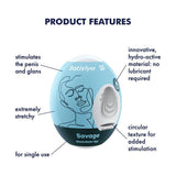 Satisfyer Masturbator Egg Savage - Naughty by Nature Adult Store