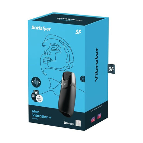 Satisfyer Men Vibration+ Black - Adult Toys