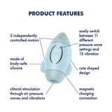 Satisfyer Mission Control - Blue - AIR PULSATION - PREMIUM