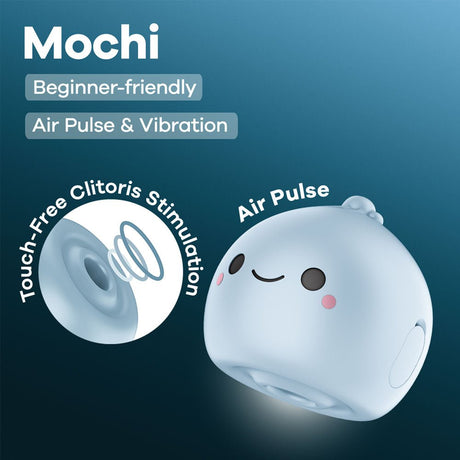 Satisfyer Mochi - Frost Blue Air Pulse Stimulator - AIR PULSATION - PREMIUM