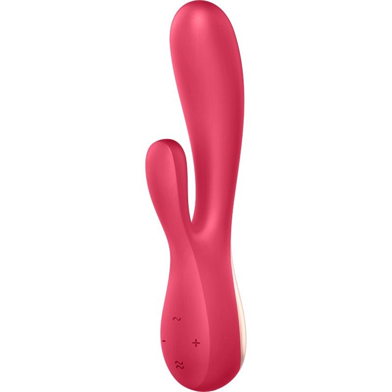 Satisfyer Mono Flex Dual Motor Connect App Vibrator Red - Naughty by Nature Adult Store