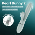 Satisfyer Pearl Bunny 2 Green Rabbit Vibrator With USB-C Charging - VIBRATORS-PREMIUM