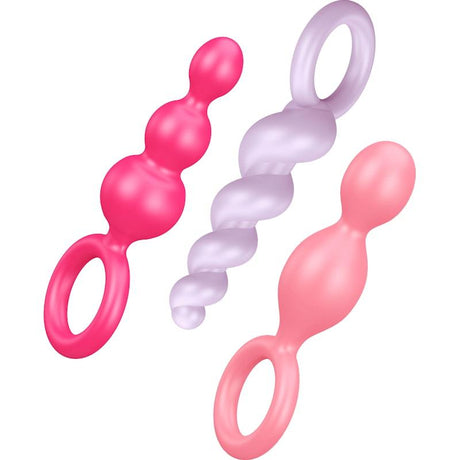 Satisfyer Plugs Booty Call 3 Pc Colour - Naughty by Nature Adult Store