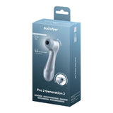 Satisfyer Pro 2 Blue Touch Free Clitoral Stimulator Battery Series - AIR PULSATION - PREMIUM