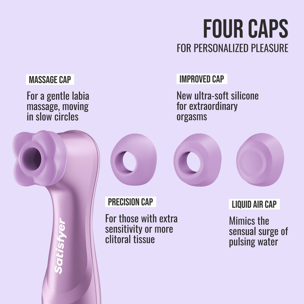 Satisfyer Pro 2 Gen 4 Amethyst Touch Free Clitoral Stimulator - AIR PULSATION-PREMIUM