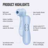 Satisfyer Pro 2 Generation 4 - Serene Blue - AIR PULSATION-PREMIUM