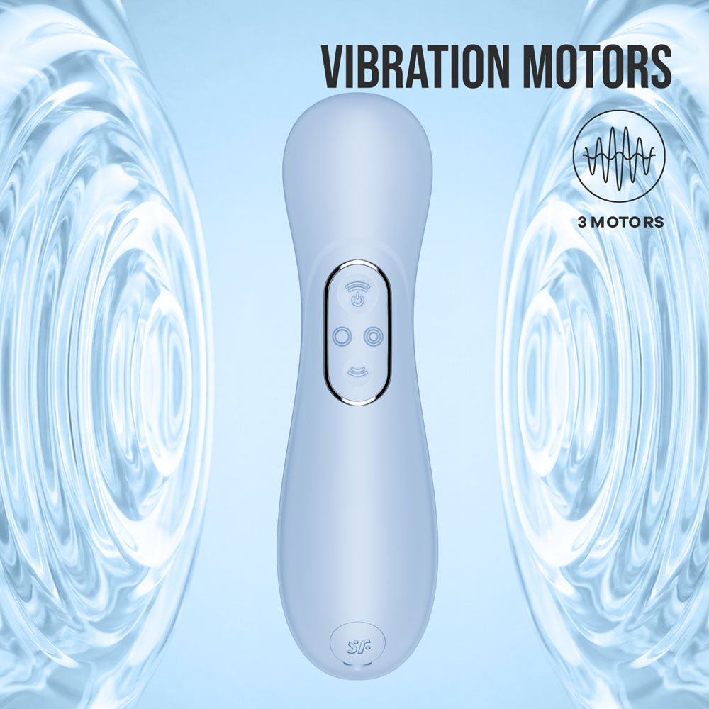 Satisfyer Pro 2 Generation 4 - Serene Blue - AIR PULSATION-PREMIUM
