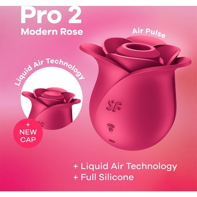Satisfyer Pro 2 Modern Blossom Air Wave Clitoral Stimulator - Adult Toys