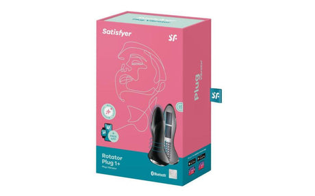 Satisfyer Rotator Plug 1+ Black - Naughty by Nature Adult Store