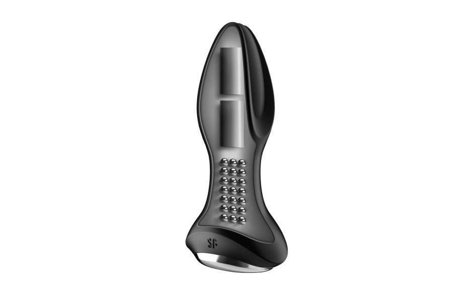 Satisfyer Rotator Plug 2+ Black - Naughty by Nature Adult Store