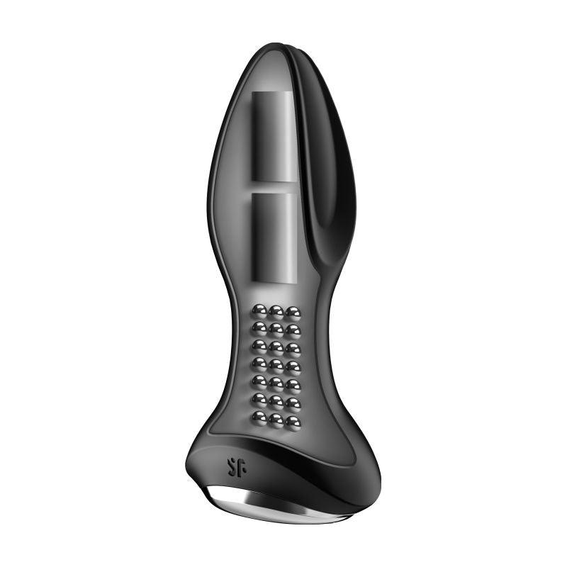 Satisfyer Rotator Plug 2+ Black - Naughty by Nature Adult Store