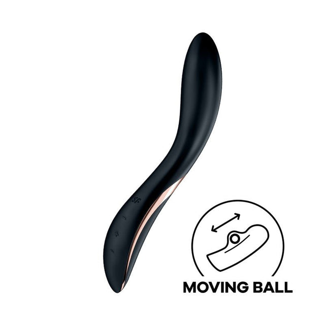Satisfyer Rrrolling Explosion - Black USB Rechargeable Vibrator - VIBRATORS - PREMIUM
