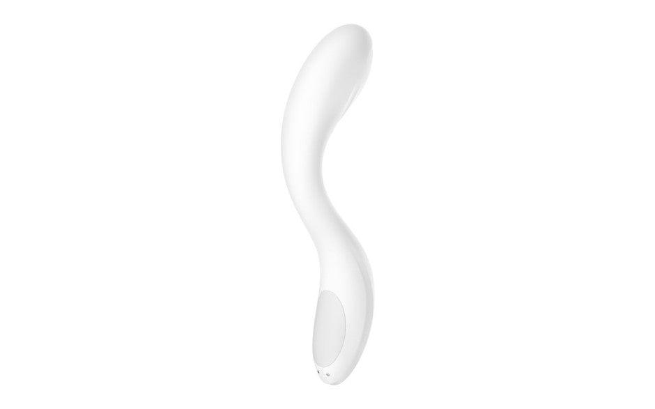 Satisfyer Rrrolling Pleasure G-Spot Vibrator White - Naughty by Nature Adult Store