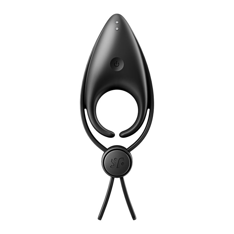 Satisfyer Sniper - Black Vibrating Adjustable Lasso Cock Ring - COCK RINGS - PREMIUM