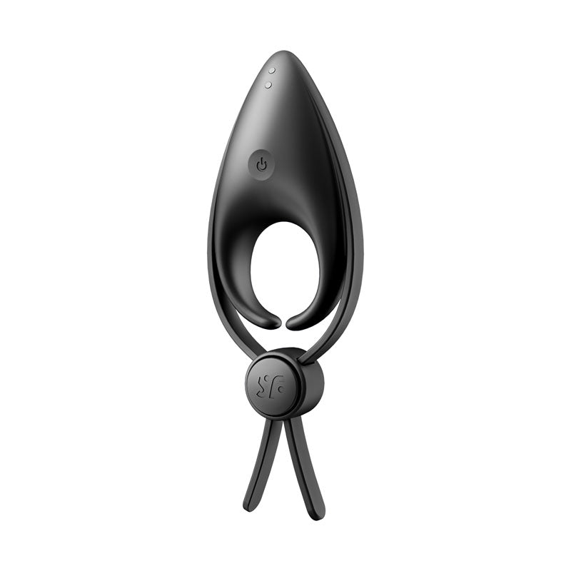 Satisfyer Sniper - Black Vibrating Adjustable Lasso Cock Ring - COCK RINGS - PREMIUM