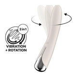 Satisfyer Spinning Vibe 1 Beige - Naughty by Nature Adult Store