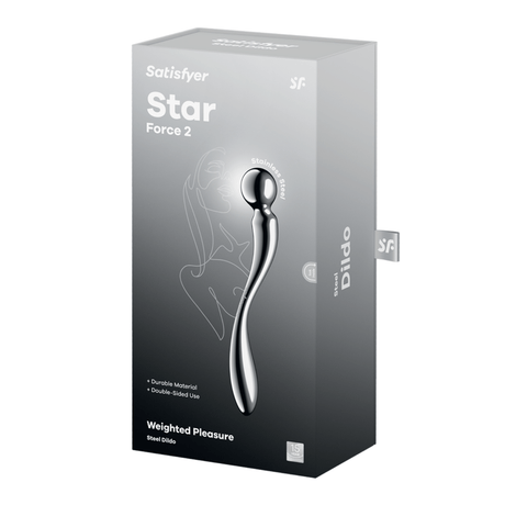 Satisfyer Star Force 2 Metal Dildo - Adult Toys