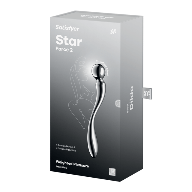 Satisfyer Star Force 2 Metal Dildo - Adult Toys