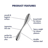 Satisfyer Star Force 3 Metal Dildo - Adult Toys