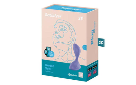 Satisfyer Sweet Seal Vibrating Anal Plug Lilac - Adult Toys