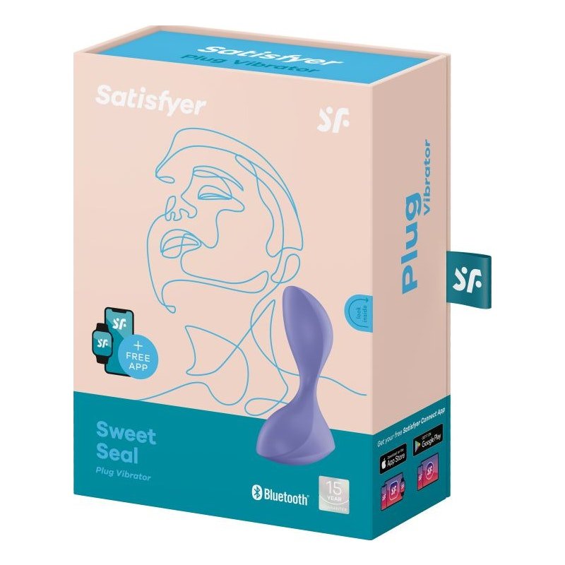 Satisfyer Sweet Seal Vibrating Anal Plug Lilac - Adult Toys