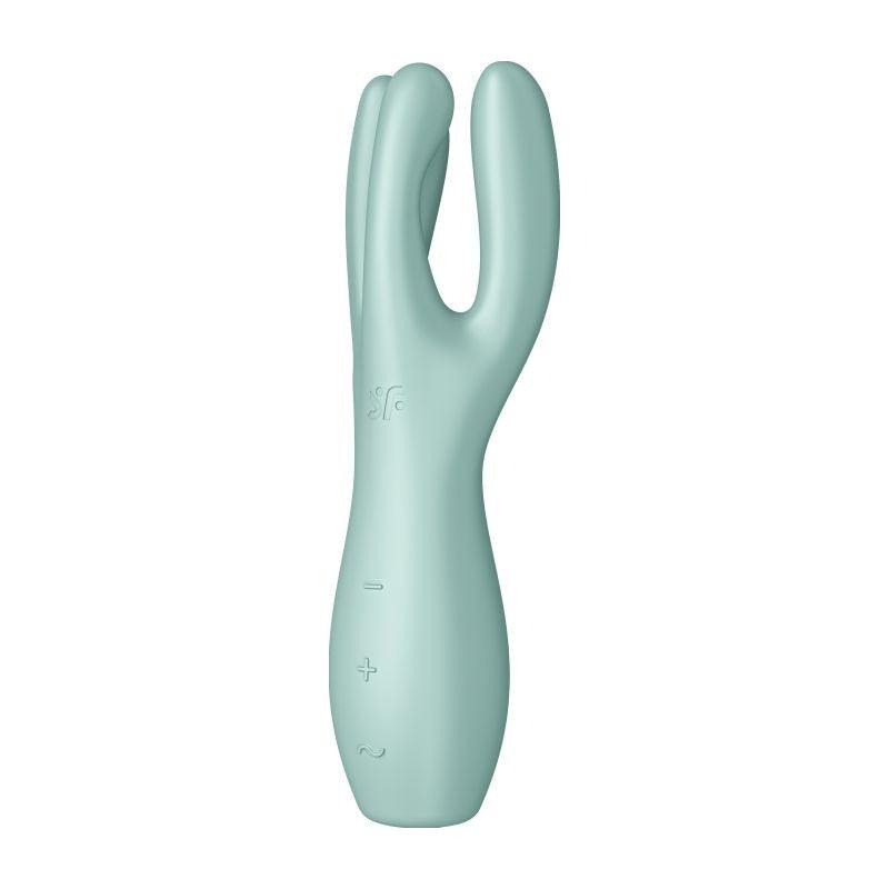 Satisfyer Threesome 3 Layon Vibrator Mint - Adult Toys