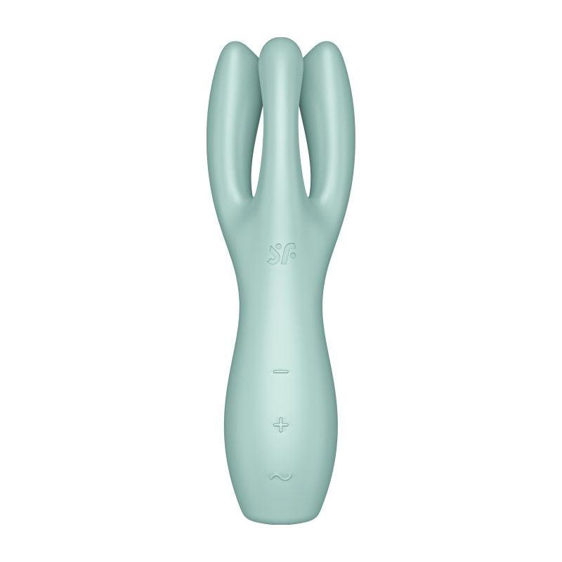 Satisfyer Threesome 3 Layon Vibrator Mint - Naughty by Nature Adult Store