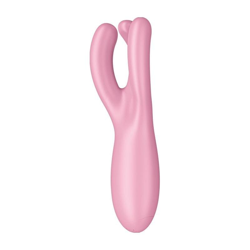 Satisfyer Threesome 4 Connect App Layon Vibrator Pink - Naughty by Nature Adult Store