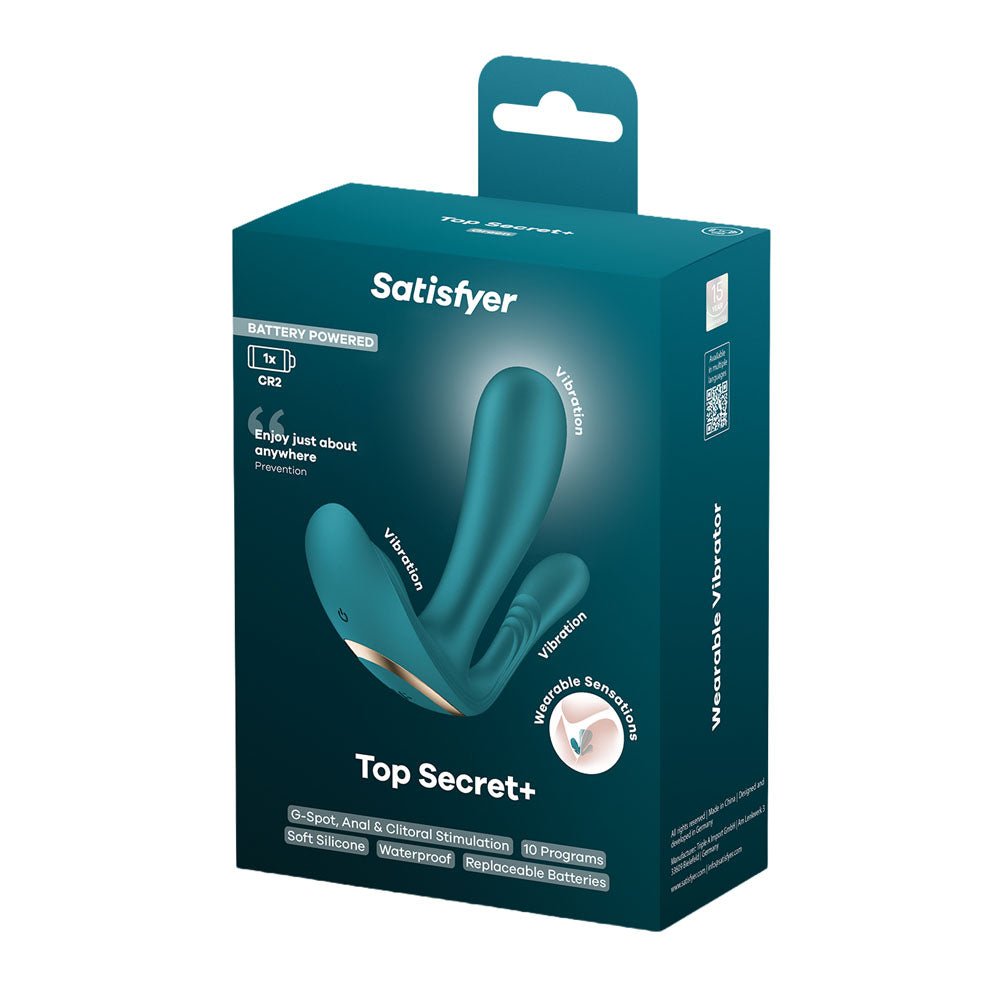 Satisfyer Top Secret Battery Series Wearable Vibrator - STIMULATORS - PREMIUM