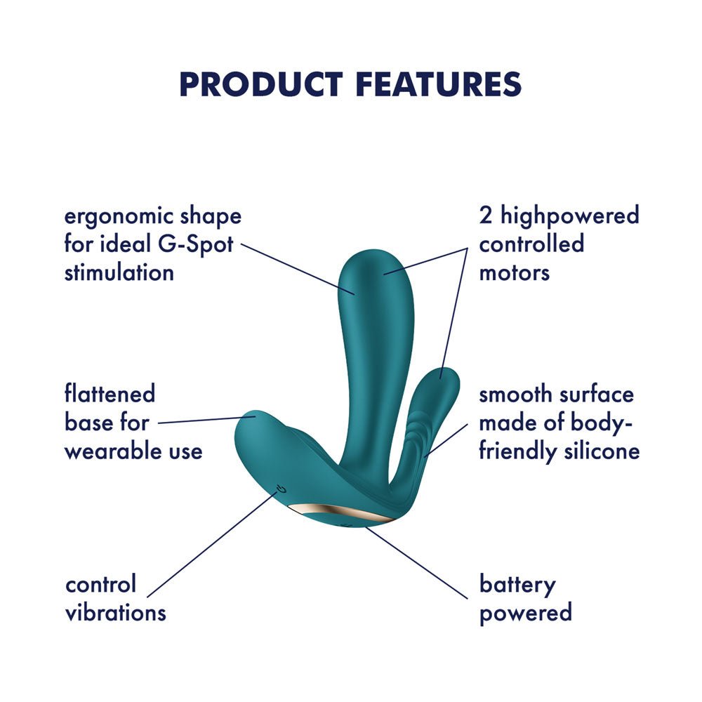 Satisfyer Top Secret Battery Series Wearable Vibrator - STIMULATORS - PREMIUM