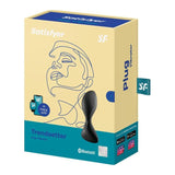 Satisfyer Trendsetter Connect App Vibrating Anal Plug Black - Adult Toys