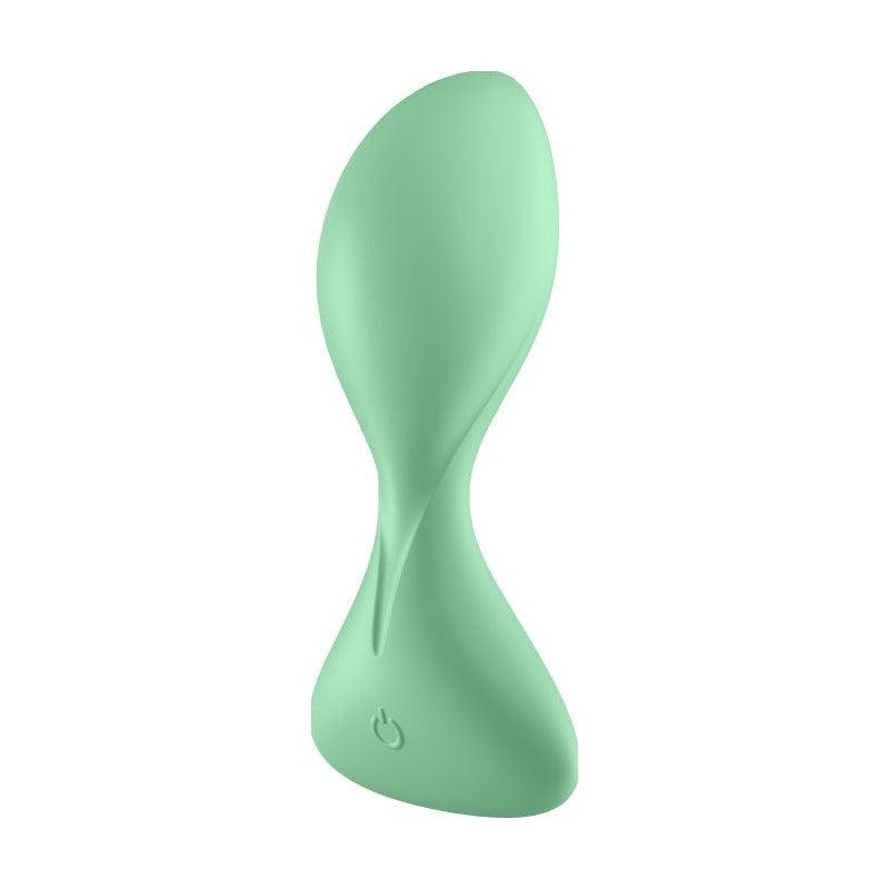 Satisfyer Trendsetter Connect App Vibrating Anal Plug Light Green - Naughty by Nature Adult Store