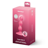 Satisfyer Triple Ball - R - Red Beaded Anal Plug - ANAL TOYS - PREMIUM