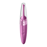 Satisfyer Twirling Delight - Waterproof Tip Vibrator in Berry - Adult Toys