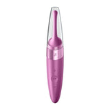 Satisfyer Twirling Delight - Waterproof Tip Vibrator in Berry - Adult Toys