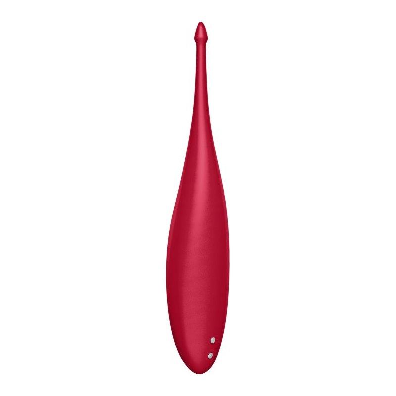 Satisfyer Twirling Fun Tip Stimulator Poppy Red - Naughty by Nature Adult Store