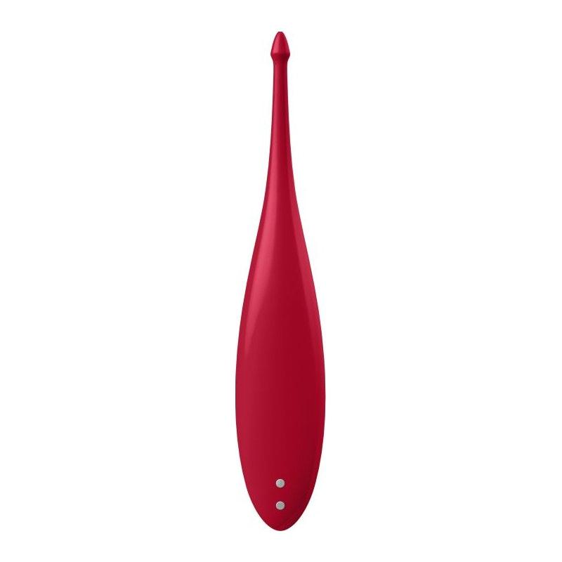 Satisfyer Twirling Fun Tip Stimulator Poppy Red - Naughty by Nature Adult Store