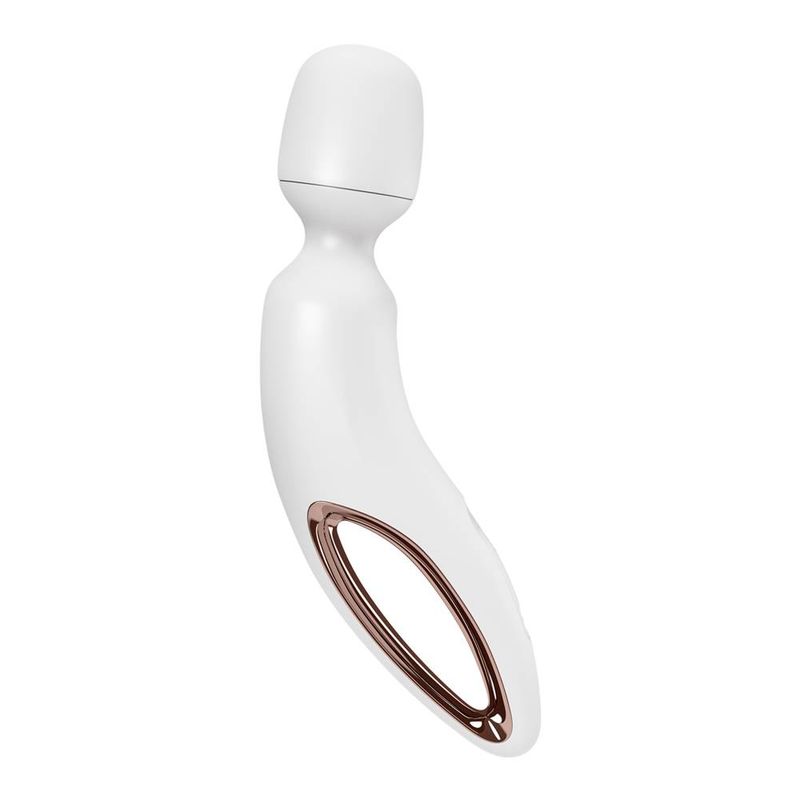 Satisfyer Wand - erland 50 Mode White Body Wand - Adult Toys