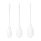 Satisfyer Yoni Power Balls 1 White 3 Pc Set - Naughty by Nature Adult Store