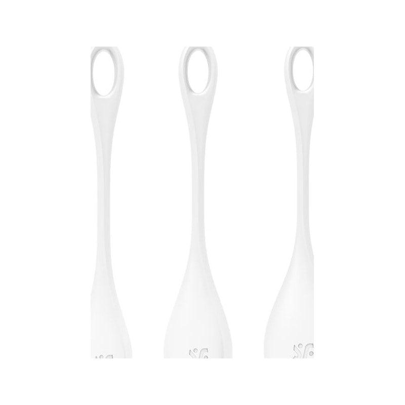 Satisfyer Yoni Power Balls 1 White 3 Pc Set - Naughty by Nature Adult Store