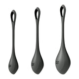 Satisfyer Yoni Power Balls 2 Black 3 Pc Set - Adult Toys
