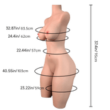 Savannah Lifelike Silicone Sex Doll Torso with Slim Body - Sex doll