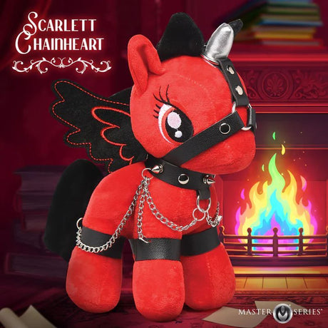 Scarlet Chainheart Bondage Pony - Adult Toys