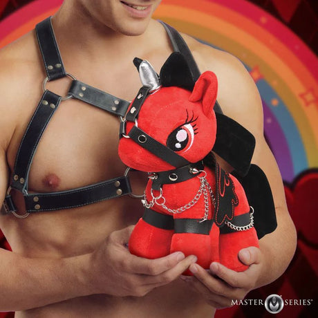 Scarlet Chainheart Bondage Pony - Adult Toys