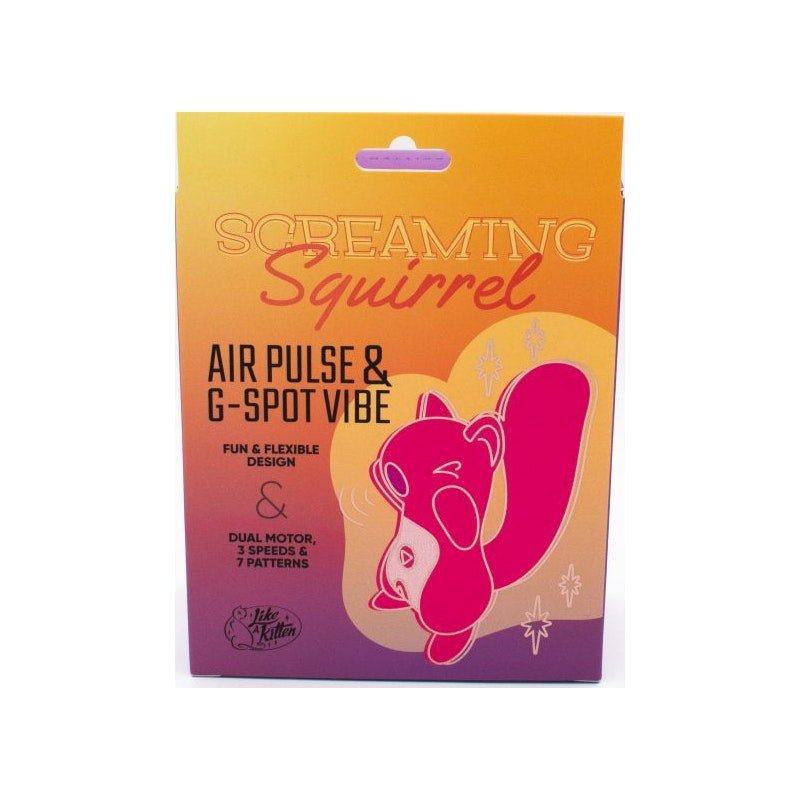 Screaming Squirrel Air Pulse & G - Spot Vibrator - Adult Toys
